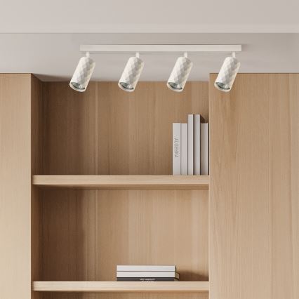 Brilagi - LED RGBW reguliuojamas taškinis šviestuvas SELE DIAMANT 4xGU10/4,8W/230V 3000K balta + nuotolinis pultas