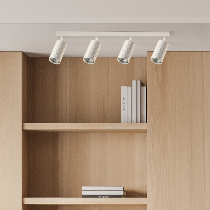 Brilagi - LED RGBW reguliuojamas taškinis šviestuvas SELE DIAMANT 4xGU10/4,8W/230V 3000K balta + nuotolinis pultas
