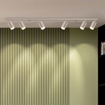 Brilagi - LED RGBW dimeriuojamas taškinis šviestuvas SELE DIAMANT 6xGU10/6,5W/230V 2700-6500K Wi-Fi baltas