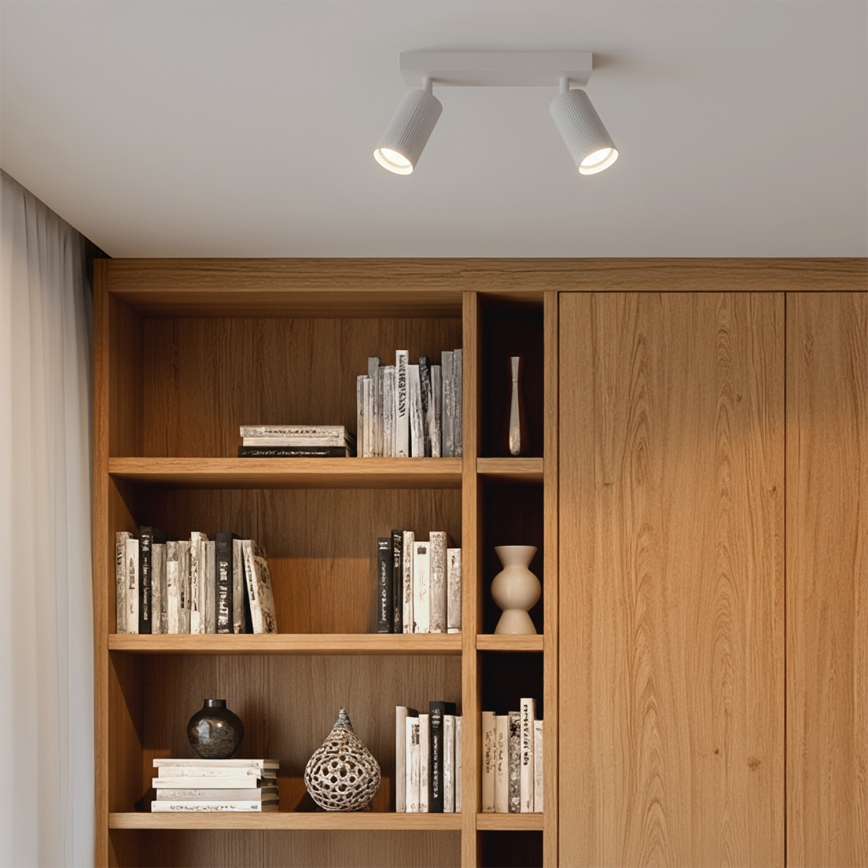 Brilagi - LED RGBW dimeriuojamas taškinis šviestuvas SELE MODERN 2xGU10/4,8W/230V 3000K baltas + nuotolinio valdymo pultas