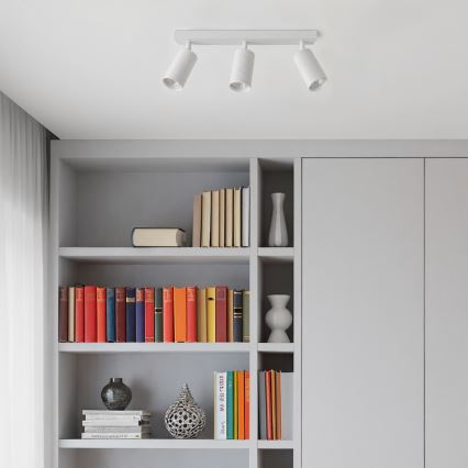 Brilagi - LED RGBW dimeriuojamas taškinis šviestuvas SELE MODERN 3xGU10/6,5W/230V 2700-6500K Wi-Fi balta