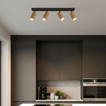 Brilagi - LED RGBW reguliuojamas taškinis šviestuvas SELE MODERN 4xGU10/4,8W/230V 3000K auksinis + nuotolinis valdymas
