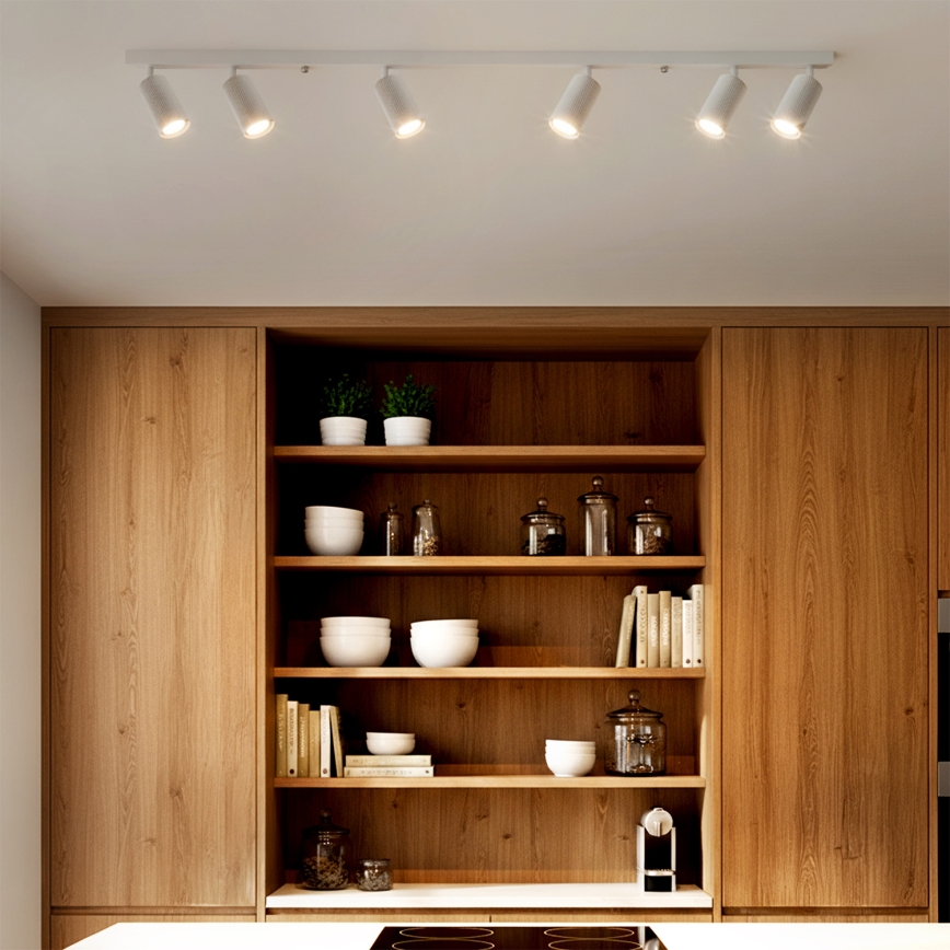 Brilagi - LED RGBW dimeriuojamas taškinis šviestuvas SELE MODERN 6xGU10/6,5W/230V 2700-6500K Wi-Fi balta