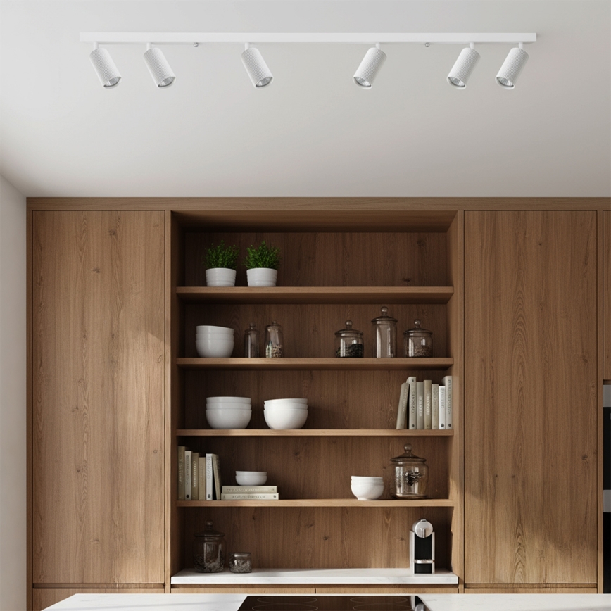 Brilagi - LED RGBW dimeriuojamas taškinis šviestuvas SELE MODERN 6xGU10/6,5W/230V 2700-6500K Wi-Fi balta