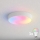 Brilagi - LED RGBW dimeriuojamas vonios kambario lubų šviestuvas CLARE 3xE27/9W/230V 2700-6500K skersmuo 40 cm IP54 Wi-Fi balta