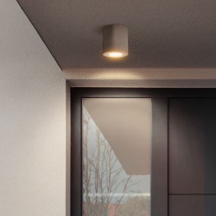 Brilagi - LED RGBW reguliuojamas vonios šviestuvas MIA 1xGU10/4,8W/230V 3000K 84x80 mm smėlio spalvos IP54 + nuotolinis valdymas