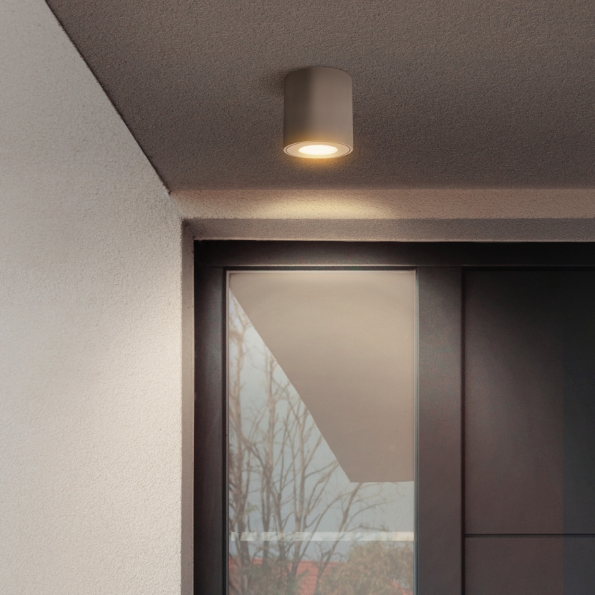 Brilagi - LED RGBW reguliuojamas vonios šviestuvas MIA 1xGU10/4,8W/230V 3000K 84x80 mm smėlio spalvos IP54 + nuotolinis valdymas