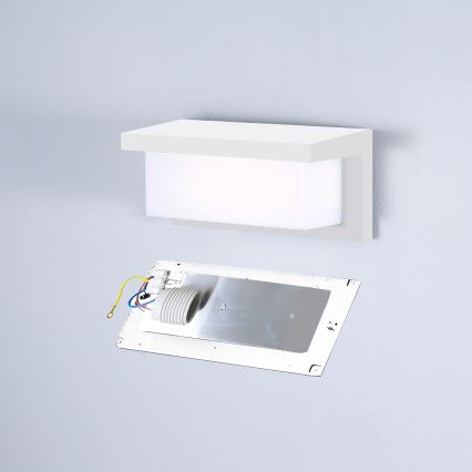 Brilagi - LED RGBW dimeriuojamas lauko sieninis šviestuvas BRICKY 1xE27/9W/230V 2700-6500K IP54 baltas