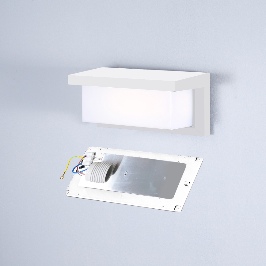 Brilagi - LED RGBW dimeriuojamas lauko sieninis šviestuvas BRICKY 1xE27/9W/230V 2700-6500K IP54 baltas