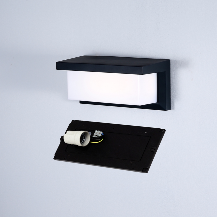 Brilagi - LED RGBW dimeriuojamas lauko sieninis šviestuvas BRICKY 1xE27/9W/230V 2700-6500K IP54 juodas