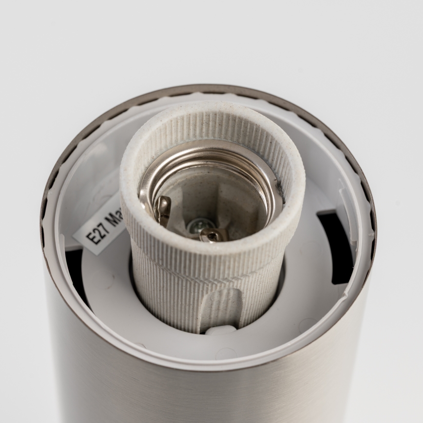 BRILAGI - LED RGBW dimeriuojama lauko sieninė lempa ELIA 1xE27/6,5W/230V 2700-6500K IP44 Wi-Fi matinis chromas