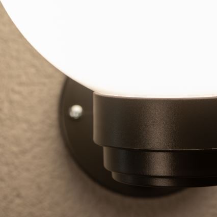 BRILAGI - LED RGBW dimeriuojamas lauko sieninis šviestuvas HARBOR 1xE27/12W/230V 2700-6500K IP33 juoda/balta