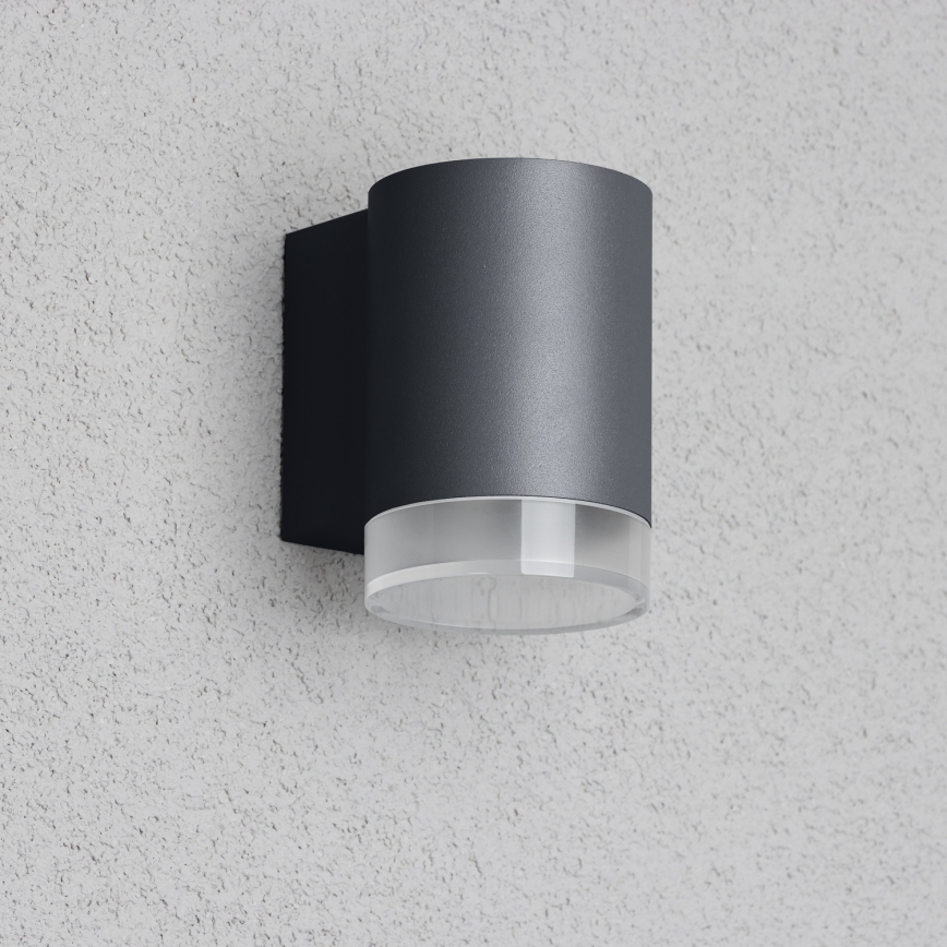 Brilagi - LED RGBW reguliuojamas lauko sieninis šviestuvas MATERA 1xGU10/4,8W/230V 3000K IP54 antracitas + nuotolinis valdymas