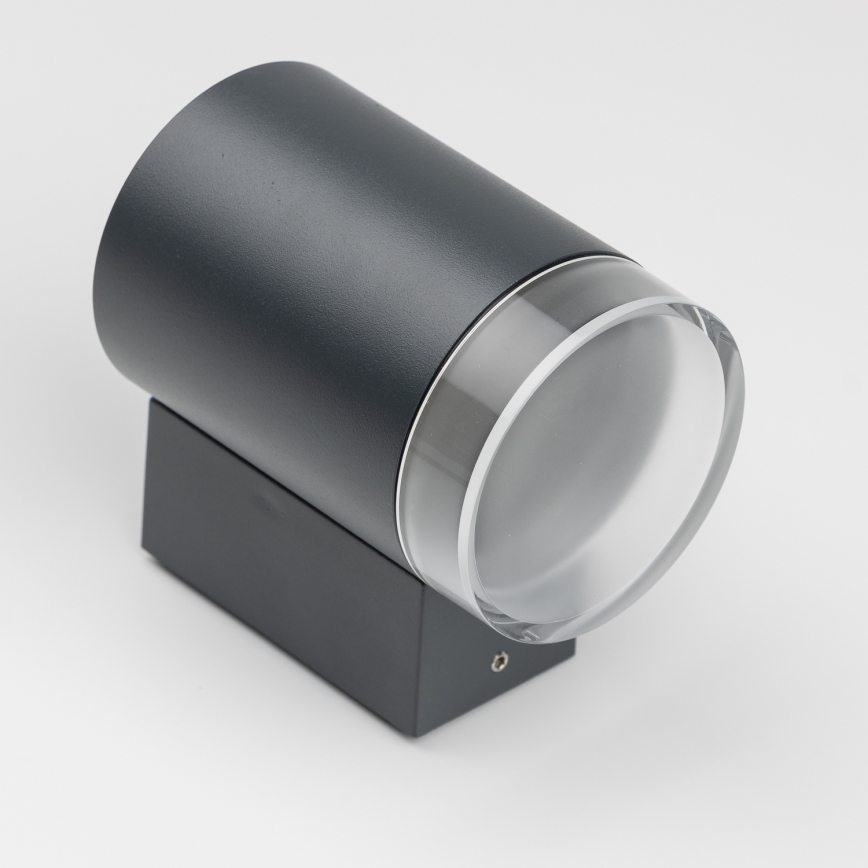 Brilagi - LED RGBW reguliuojamas lauko sieninis šviestuvas MATERA 1xGU10/4,8W/230V 3000K IP54 antracitas + nuotolinis valdymas