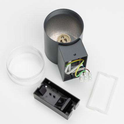 Brilagi - LED RGBW reguliuojamas lauko sieninis šviestuvas MATERA 1xGU10/4,8W/230V 3000K IP54 antracitas + nuotolinis valdymas