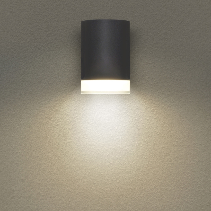 Brilagi - LED RGBW reguliuojamas lauko sieninis šviestuvas MATERA 1xGU10/4,8W/230V 3000K IP54 antracitas + nuotolinis valdymas