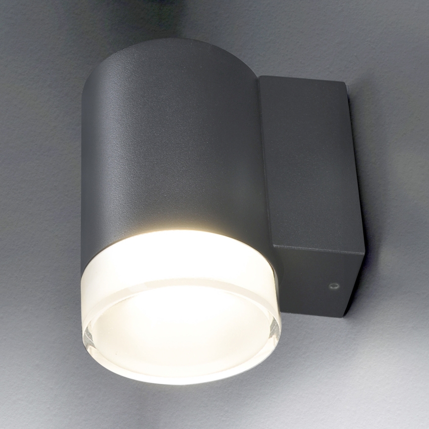 Brilagi - LED RGBW reguliuojamas lauko sieninis šviestuvas MATERA 1xGU10/4,8W/230V 3000K IP54 antracitas + nuotolinis valdymas