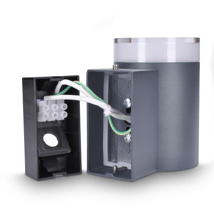 Brilagi - LED RGBW reguliuojamas lauko sieninis šviestuvas MATERA 1xGU10/4,8W/230V 3000K IP54 antracitas + nuotolinis valdymas