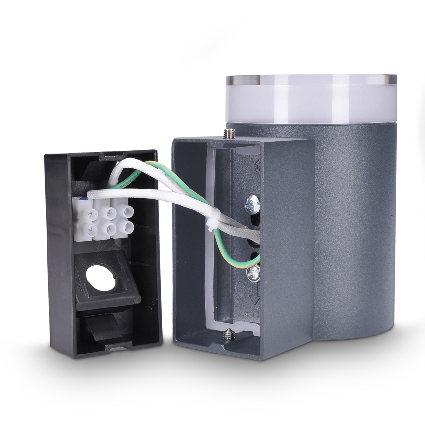 Brilagi - LED RGBW reguliuojamas lauko sieninis šviestuvas MATERA 1xGU10/4,8W/230V 3000K IP54 antracitas + nuotolinis valdymas