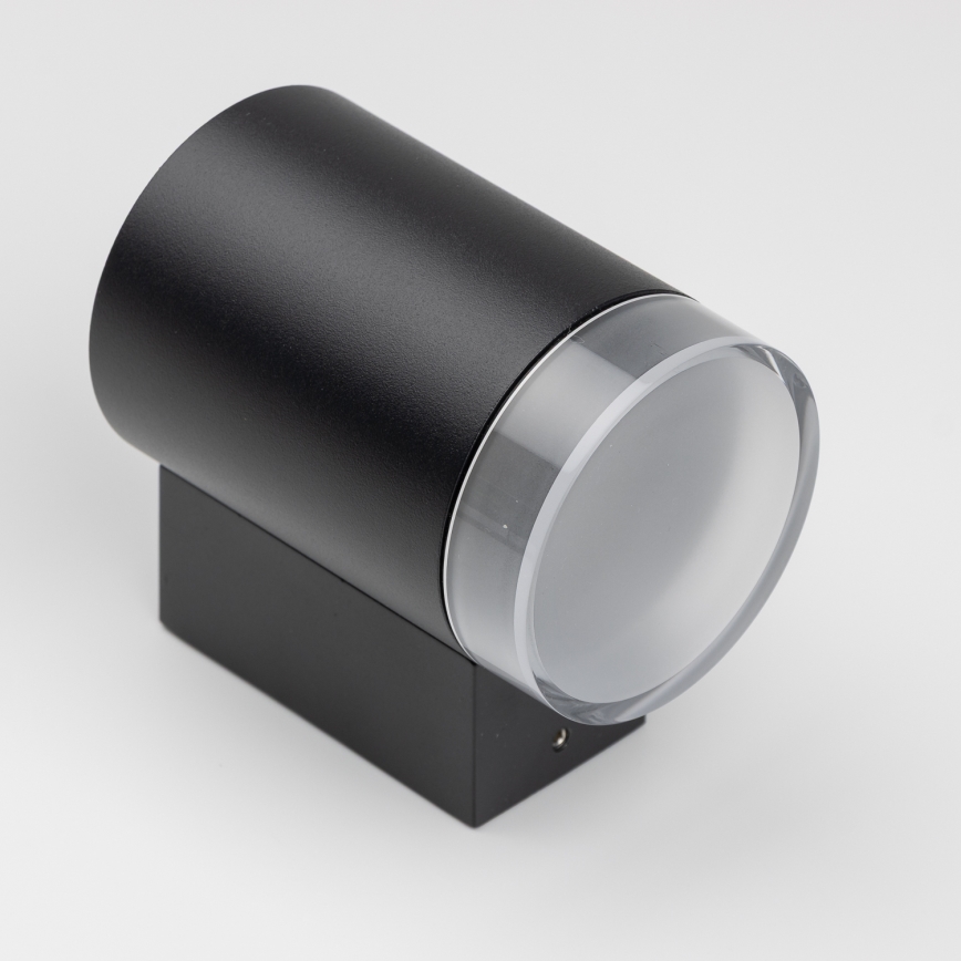 Brilagi - LED RGBW reguliuojamas lauko sieninis šviestuvas MATERA 1xGU10/4,8W/230V 3000K IP54 juodas + nuotolinis pultas