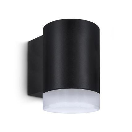 Brilagi - LED RGBW reguliuojamas lauko sieninis šviestuvas MATERA 1xGU10/4,8W/230V 3000K IP54 juodas + nuotolinis pultas
