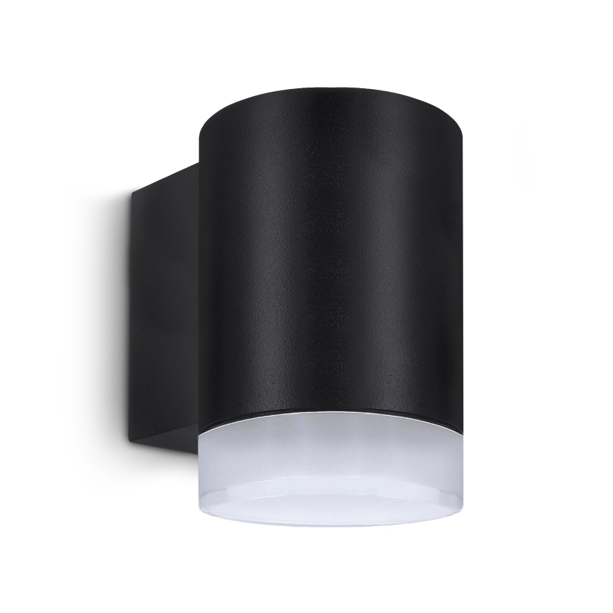 Brilagi - LED RGBW reguliuojamas lauko sieninis šviestuvas MATERA 1xGU10/4,8W/230V 3000K IP54 juodas + nuotolinis pultas