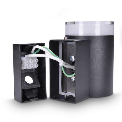 Brilagi - LED RGBW reguliuojamas lauko sieninis šviestuvas MATERA 1xGU10/4,8W/230V 3000K IP54 juodas + nuotolinis pultas