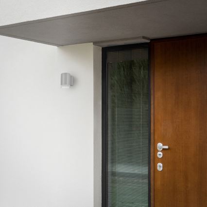 Brilagi - LED RGBW dimeriuojamas lauko sieninis šviestuvas MATERA 1xGU10/4,8W/230V 3000K IP54 pilkas + nuotolinis valdymas