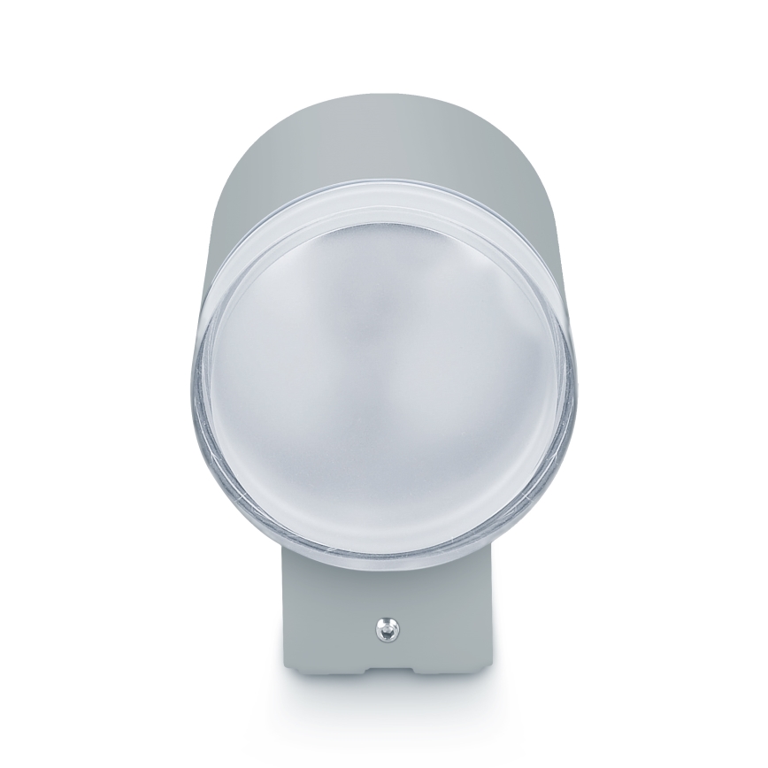 Brilagi - LED RGBW dimeriuojamas lauko sieninis šviestuvas MATERA 1xGU10/4,8W/230V 3000K IP54 pilkas + nuotolinis valdymas