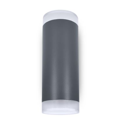 Brilagi - LED RGBW dimeriuojamas lauko sieninis šviestuvas MATERA 2xGU10/4,8W/230V 3000K IP54 antracitas + nuotolinis valdymas