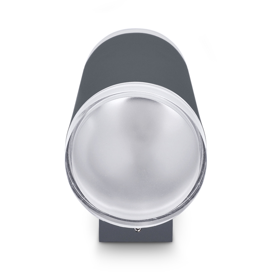 Brilagi - LED RGBW dimeriuojamas lauko sieninis šviestuvas MATERA 2xGU10/4,8W/230V 3000K IP54 antracitas + nuotolinis valdymas