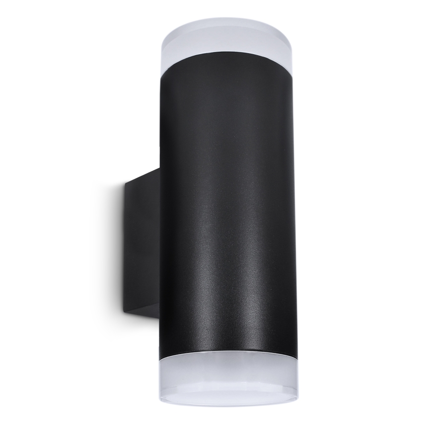 Brilagi - LED RGBW su reguliuojamu ryškumu lauko sieninis šviestuvas MATERA 2xGU10/4,8W/230V 3000K IP54 juodas + nuotolinis valdymas
