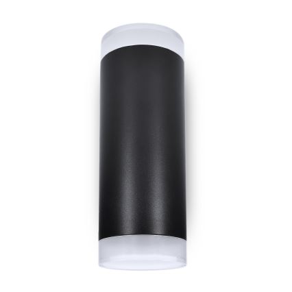 Brilagi - LED RGBW su reguliuojamu ryškumu lauko sieninis šviestuvas MATERA 2xGU10/4,8W/230V 3000K IP54 juodas + nuotolinis valdymas