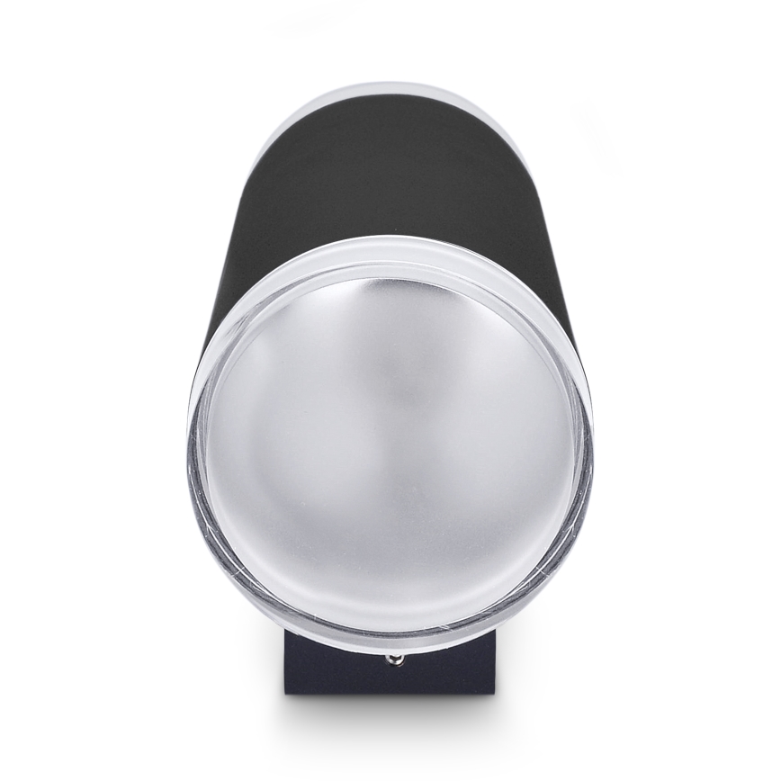 Brilagi - LED RGBW su reguliuojamu ryškumu lauko sieninis šviestuvas MATERA 2xGU10/4,8W/230V 3000K IP54 juodas + nuotolinis valdymas