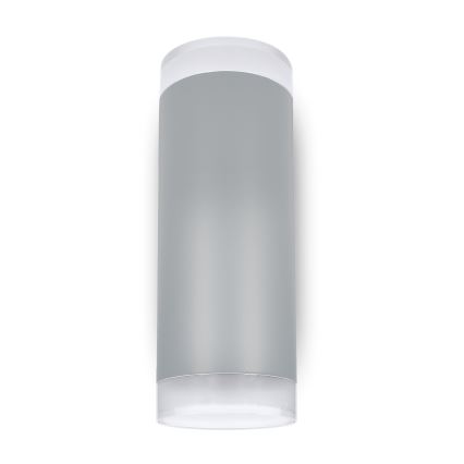 Brilagi - LED RGBW dimeriuojamas lauko sieninis šviestuvas MATERA 2xGU10/4,8W/230V 3000K IP54 pilkas + nuotolinis valdymas
