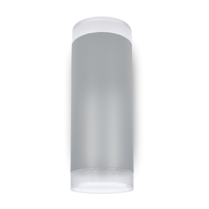 Brilagi - LED RGBW dimeriuojamas lauko sieninis šviestuvas MATERA 2xGU10/4,8W/230V 3000K IP54 pilkas + nuotolinis valdymas