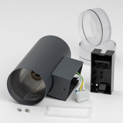 Brilagi - LED RGBW dimeriuojamas lauko sieninis šviestuvas MATERA 2xGU10/6W/230V 3000K IP54 antracitas + nuotolinis valdymas