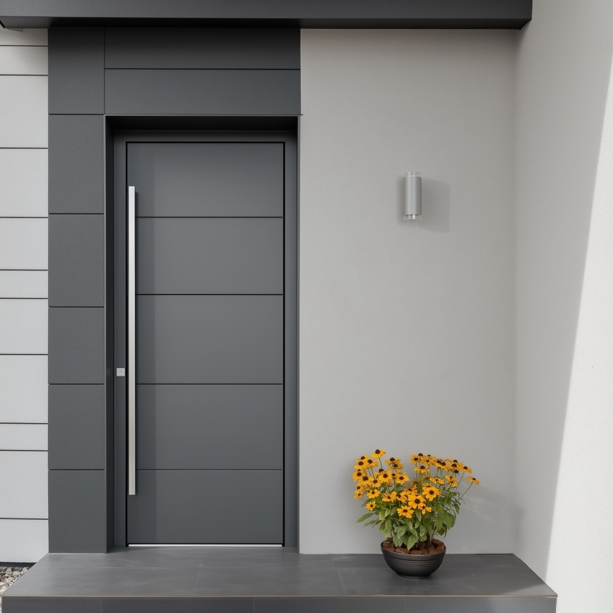 Brilagi - LED RGBW dimeriuojamas lauko sieninis šviestuvas MATERA 2xGU10/6W/230V 3000K IP54 pilkas + nuotolinis valdymas