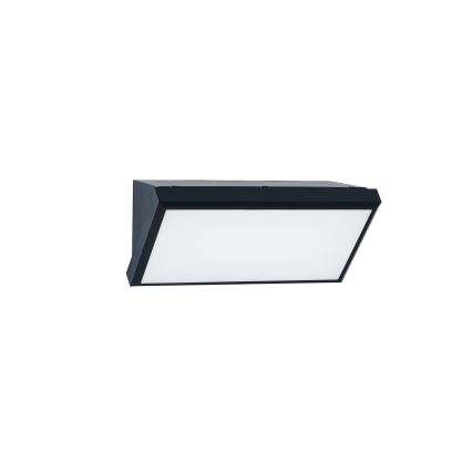 Brilagi - LED RGBW Dimeriuojamas lauko sieninis šviestuvas TRIANGLE 1xE27/9W/230V 2700-6500K IP65 juodas