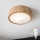 Brilagi - LED RGBW pritemdomas lubinis šviestuvas CARVALHO 1xE27/9W/230V 2700-6500K Wi-Fi ąžuolas skers. 27,5 cm