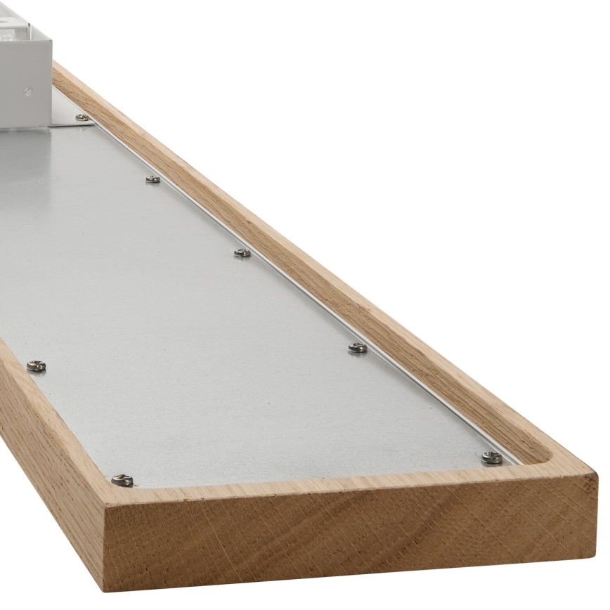 Brilagi - LED RGBW Pritemdymo panelė WOODY FRAME LED/34W/230V 11,5x123 cm 2700-6500K ąžuolas + nuotolinio valdymo pultas