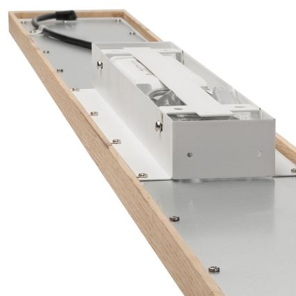 Brilagi - LED RGBW Pritemdymo panelė WOODY FRAME LED/34W/230V 11,5x123 cm 2700-6500K ąžuolas + nuotolinio valdymo pultas