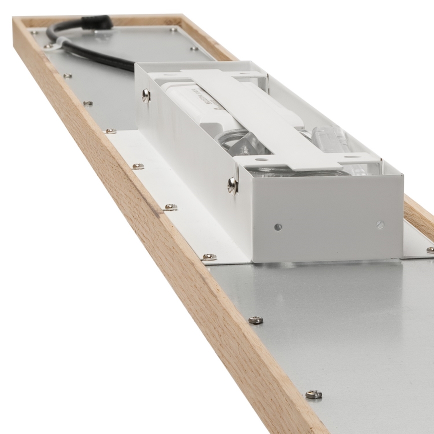 Brilagi - LED RGBW Pritemdymo panelė WOODY FRAME LED/34W/230V 11,5x123 cm 2700-6500K ąžuolas + nuotolinio valdymo pultas