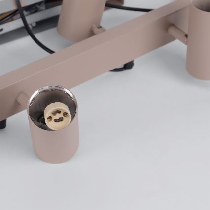 BRILAGI - LED RGBW dimeriuojama liustra ant laido SELE 6xGU10/6,5W/230V 2700-6500K smėlinė + su nuotoliniu valdymu