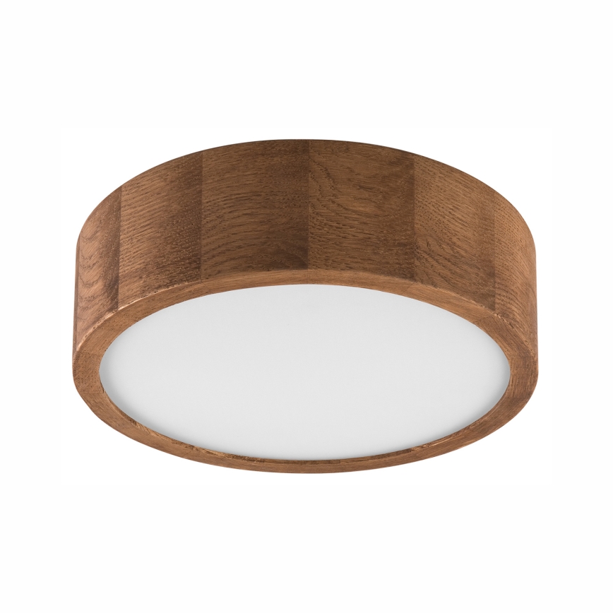Brilagi - LED RGBW dimeriuojamas lubinis šviestuvas CARVALHO 1xE27/9W/230V 2700-6500K Wi-Fi ąžuolas, skersmuo 27,5 cm