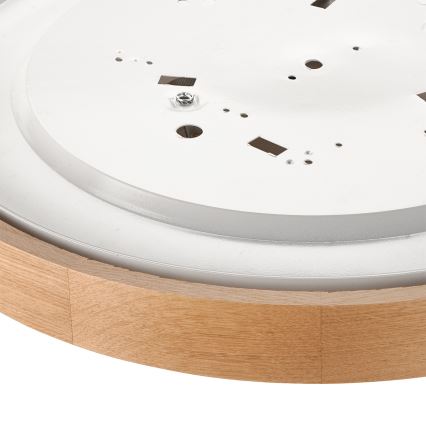 Brilagi - LED RGBW dimeriu reguliuojamas lubinis šviestuvas CARVALHO 3xE27/15W/230V 2700-6500K Wi-Fi ąžuolas skersmuo 47,5 cm