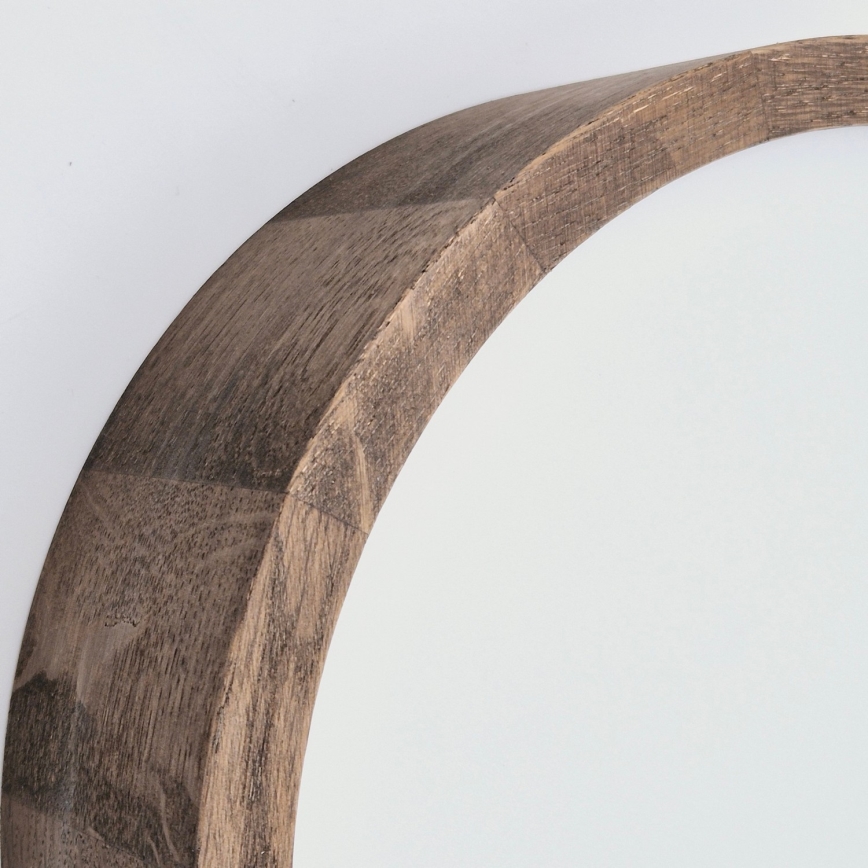 Brilagi - LED RGBW dimeriuojamas lubinis šviestuvas CARVALHO SLIM 1xE27/15W/230V 2700-6500K Wi-Fi ąžuolas skersmuo 27 cm