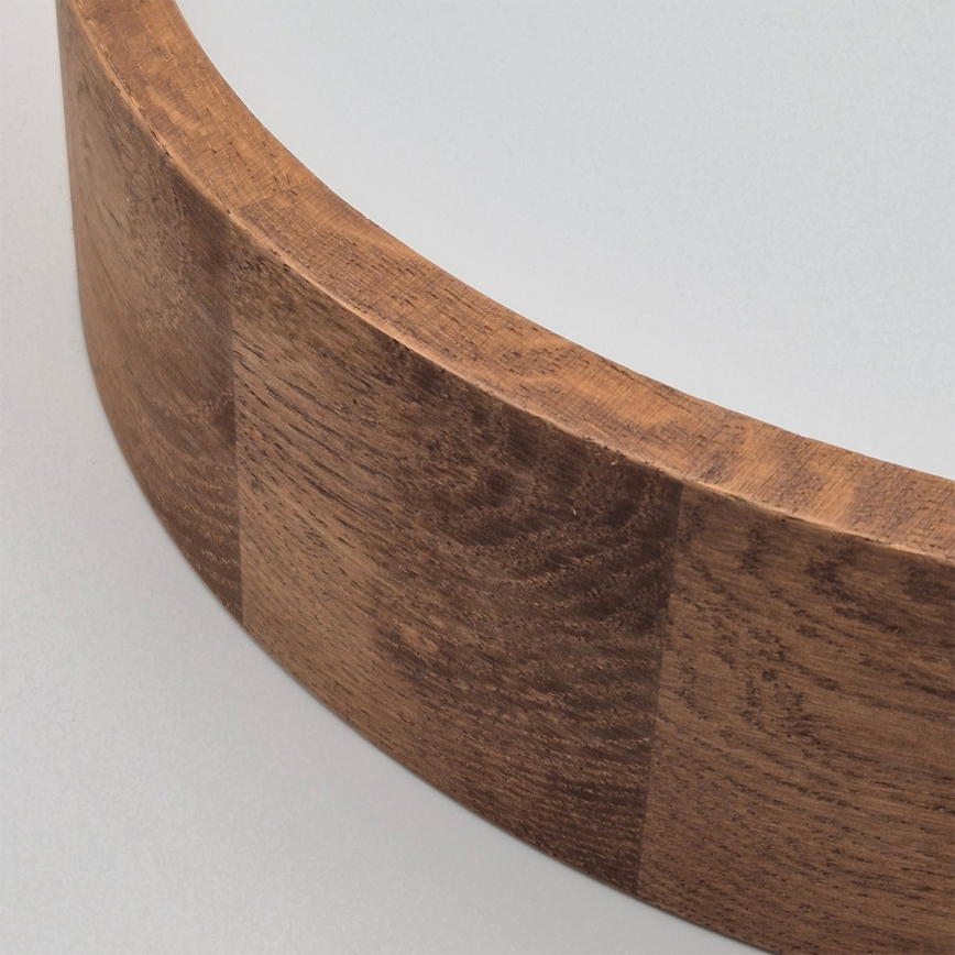 Brilagi - LED RGBW dimeriuojamas lubinis šviestuvas CARVALHO 2xE27/15W/230V 2700-6500K Wi-Fi ąžuolas skersmuo 37,5 cm