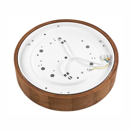 Brilagi - LED RGBW dimeriuojamas lubinis šviestuvas CARVALHO 2xE27/9W/230V 2700-6500K Wi-Fi ąžuolas skersmuo 37,5 cm