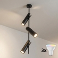 BRILAGI - LED RGBW reguliuojamas šviestuvas ant strypo BRANCH 3xGU10/6,5W/230V 2700-6500K juodas